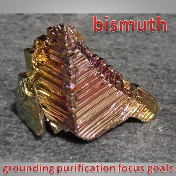 Other - BISMUTH mineral CHAKRA : grounding : goals : focus : purification